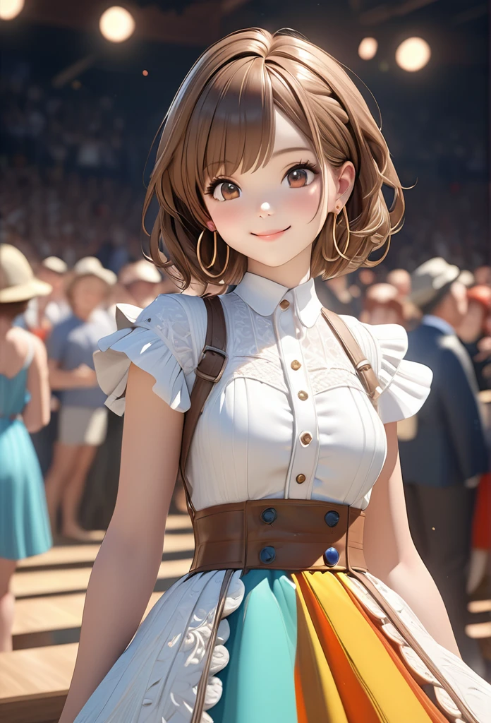 (GeGe:1.5), woman, brunette, brown eyes, freckles, safe_pos, score_9, score_8_up, score_7_up, 1girl, solo, (ultra realistic,32k, masterpiece:1.2),(high detailed skin:1.1),( high quality:1.1),
1girl, brown ponytail hair, ,(long lashes,mascara:1.1), Chocolate Cosmos dirndl,long skirt, cleavage,fighting stance, huge breast,large breast,(beautifully lit:1.1), Oktoberfest theme, blurry background,