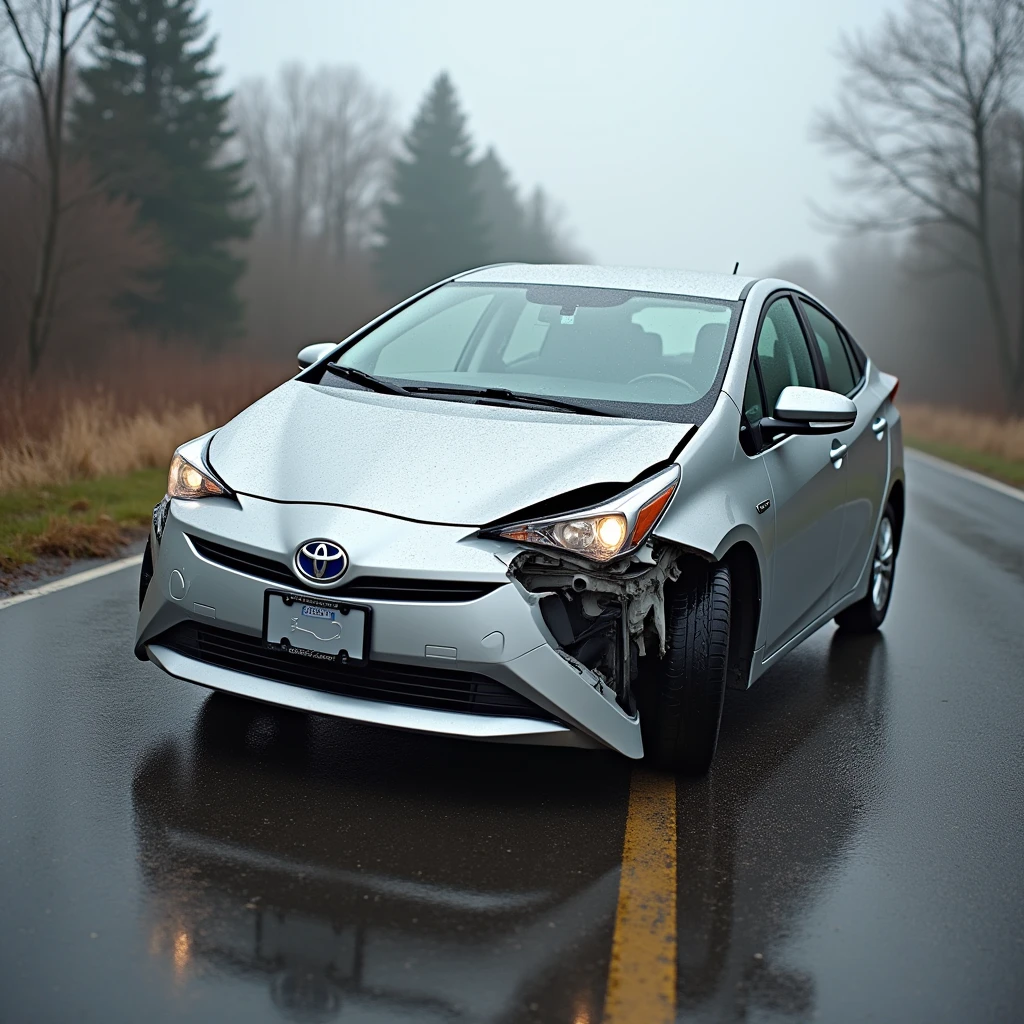 toyota prius,crash,trouble, incident, serious accident