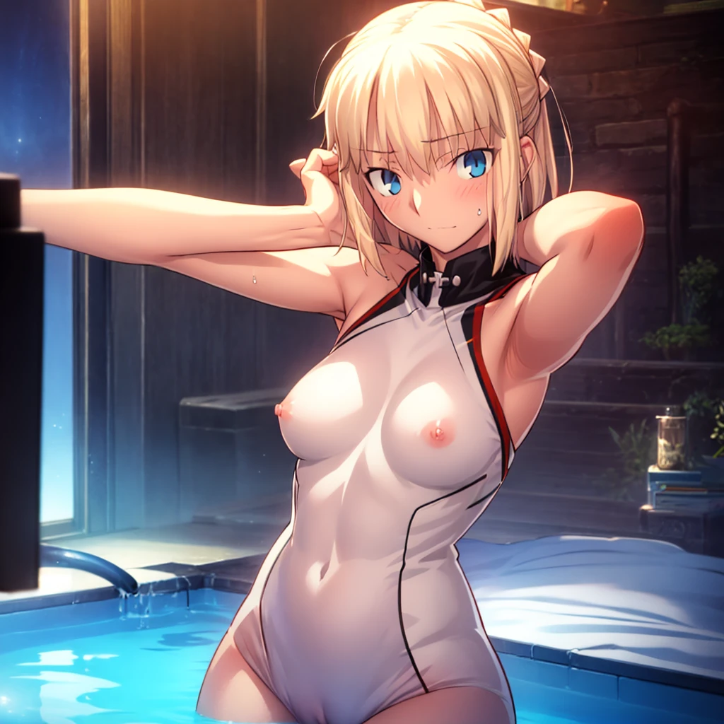 High resolution, 最high resolution,high resolution,{Things to know_f de stay night ufotable:1.15}, Rubio_ Best Quality, masterpiece, フルnude,Sweatだく,Blushing,smile,Armpitアップ,Sweat,Armpitを広げて見せている,bed,Moist,Blonde,whole body,pubic hairあり,Love juice,Armpit,side,sideの下,Armpitの下,sideアップ,Sweatをかいている,sideSweat,Upper Body, 1 person,sideズーム,Armpitズーム,Armpitを見せつける,sideを見せつける,両Arms behind head,nude,Raise your arms, Inner cavity reflection,whole body,Two arms,Alone,sexy,1 personだけ,Looking at me,膣からsemenが垂れている,front,pubic hair,Obscene lines,Ray tracing,Slender body,E Cup,Embarrassing,Armpit強調,side強調,ArmpitSweat,sideSweat,Wet Skin,Open your mouth,Noise Reduction,((Place your hands behind your head)),Emphasis on the crotch,Chest Enhancement,stage,Perfect lighting,体をfront,Look up,looking at the camera,真front,I don't want to go away.,体をfront,両Raise your arms,両Arms behind head,Embarrassing,Hands behind head,Hotel Rooms,bedの上,全naked,naked,膣からsemenが垂れている,bedに横たわる,,フルnude,オイルを塗ったテカテカのsideの下を見せる、オイルを塗った光沢のあるsideの下:1.30、Surreal、sideの下、オイルを塗った光沢のあるsideの下:1.30、光沢のあるsideの下、オイルを塗ったぬるぬのsideの下:1.30、ぬるぬるした光沢のあるsideの下:1.20、明るく詳細なsideの下、sideの下の細かいシワ:1.7、リアルなsideのシワ:1.7、sideの下を照らす光:1.4、side毛穴の細部まで), Armpit見せポーズ,side見せポーズ,Nipples,Nipplesが立っている,No clothes,素っnaked,Armpitアップ,sideアップ,NaughtyなArmpit,Naughtyなside,Sweat,Naughty,Arms behind head,Armpitを広げる,sideを広げる,Embarrassed look,Love juiceが垂れている,NaughtyなPussy,体をfrontへ,pubic hairが生えている,pubic hair,semen,semenまみれ,Naughtyな体,Naughtyな身体,NaughtyなPussy,Naughtyなgenital,genital,NaughtyなPussy,Naughtyなnaked,Naughtyなnaked体,Naughtyな肉体,Naughtyなボディー,恥ずかしそうにArmpitを見せている,恥ずかしそうにsideを見せている,lotion,lotionまみれ,Vaginal fluid,Vaginal fluidが垂れている,Love juice,Love juiceが垂れている,semenでベタベタ,Sticky with semen,Sperm,Spermまみれ,Spermでベタベタ,Pussy,Pussyを見せつける,Pussy,Pussyを見せつける,Embarrassed look,Groinにタトゥー,Groin,View your viewers,genital,女genital,湿ったArmpit,湿ったside,smile,4K,(8k),Noise Reduction,Place your hands behind your head,Emphasis on the crotch,((Place your hands behind your head)),(Shiny, oily skin), Raise the hand, (Raise your arms above your head:1.5), Put your arms behind your head, sideの下, (sideの下 into viewer's face:1.5), (View your viewers:1.5), Raise the hand,蒸れたArmpit,蒸れたside, sideの下を露出させる,Armpitの下を露出させる,両手を頭に当ててbedに座わる,蒸れたArmpit,蒸れたside,