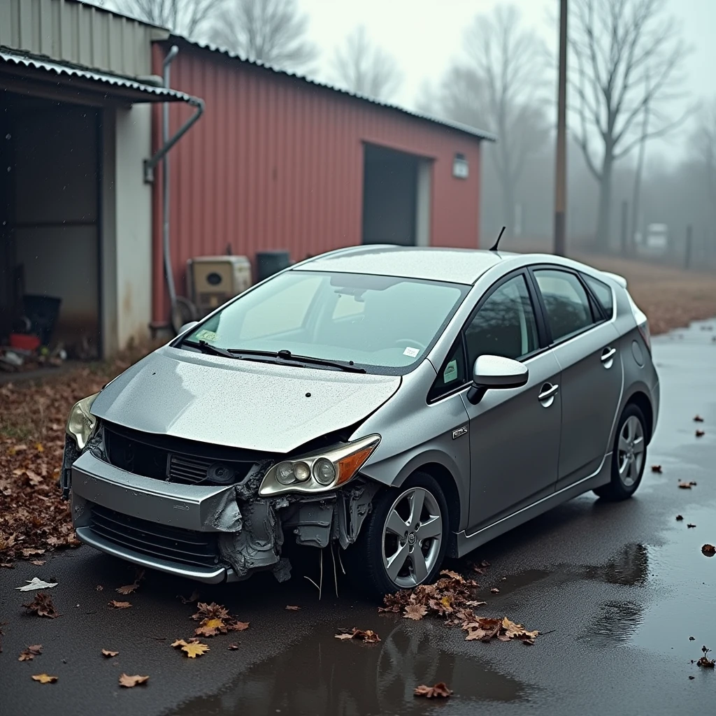 toyota prius,building,crash,trouble, incident, serious accident