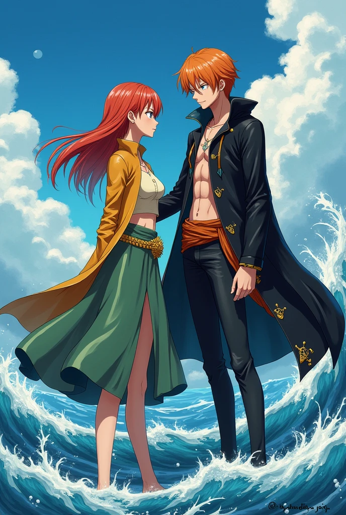 Nami and Robin , one piece