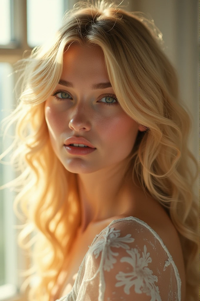 A blonde
