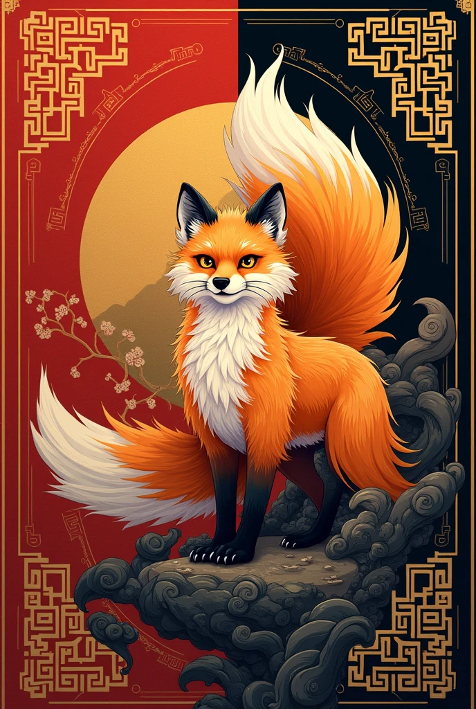 9-tailed fox flag
for school team