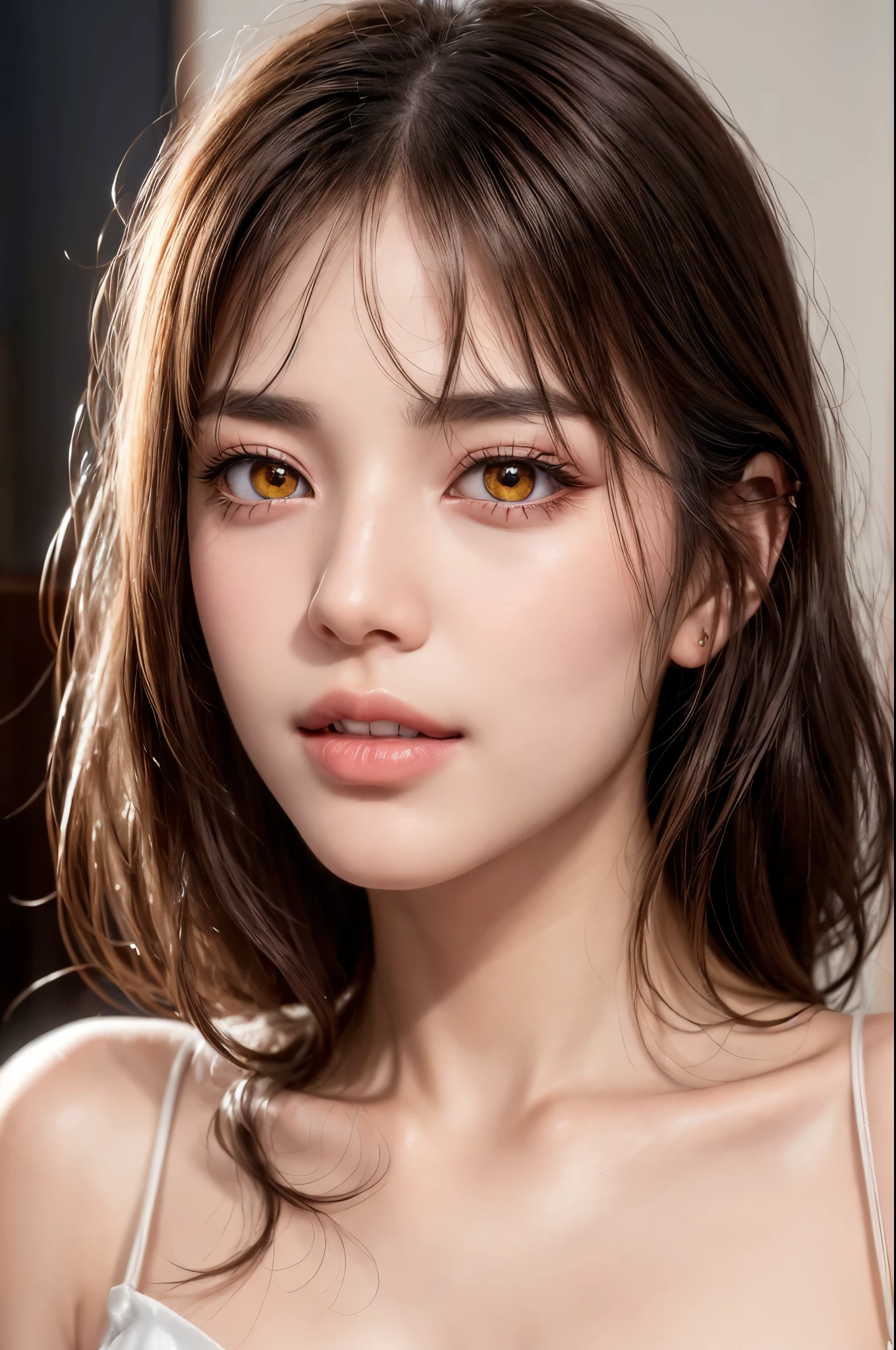 Cosplay as a cat and do cat poses. wear, Cowboy Shot, Very detailed, 21 years old, Innocent face, Naturally Wavy Hair, High resolution, masterpiece, 最high quality, Intricate details, Very detailed, Clear focus, Delicate skin, practical skin texture, texture, Delicate eyes, Professional, 4K, Cute Smile, Shot with Canon, 85mm, Shallow and deep, Kodak Vision Color, Exactly, Very detailedな, photograph_\(Extremist\), photographpractical, practical, Post-processing, Maximum details, Roughness, Real Life, Extremist practical, Photorealism, photographgraphy, 8kウルトラHD, photographgraphy, (最high quality、Tabletop、8k、Best image quality、Award-winning works)、Sleeveless, (Red eyeshadow:1.2)、Perfect Makeup、Long eyelashes、Ultra-high definition sparkling eyes、Ultra HD Hair、ultra High resolution glossy lips、Super High resolution perfect teeth、Super High resolution cute face、Black Hair、(Very short straight hair:1.1)、Look at me and smile、[clavicle]、Accurate anatomy、With bangs、超High resolutionのShine肌、The most detailed face、Ultra High resolution detailed faces、ultra High resolution hair、Fashion model, 25 years old, [[[[chest]]]], [[[[head]]], [shoulder]]]]], Perfect Eyes, Perfect Iris, Perfect Lips, Perfect Teeth, Perfect Skin, Soft Front Light, Shine, High resolution, (Soft colors: 1.2), Best Quality, a photographrealistic portrait of a stunningly beautiful woman without make-up, Very detailedな light hazel eyes, Symmetrical, realistic face with great detail, Very detailedな natural texture, Peach fuzz, Messy Hair, masterpiece, Absurd, award winning photograph by lee jeffries, nikon d850 film stock photographgraph, Kodak Portra 400 Camera F1.6 Lenses, Very detailedな, wonderful, The finer details, Rich colors, hyper realistic lifelike texture, Dramatic lighting, Unreal Engine, Trending on Art Station, Cinestill 800 Tungsten, Looking at the audience, photograph realistic, RAW photograph, Tanvir Tamim, high quality, High resolution, Sharp focus, Very detailedな, Cinema Lighting, 8k uhd, Kneel, 