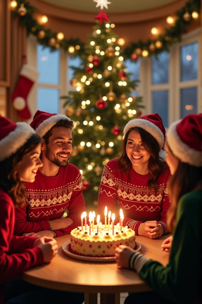 A birthday where it's Christmas