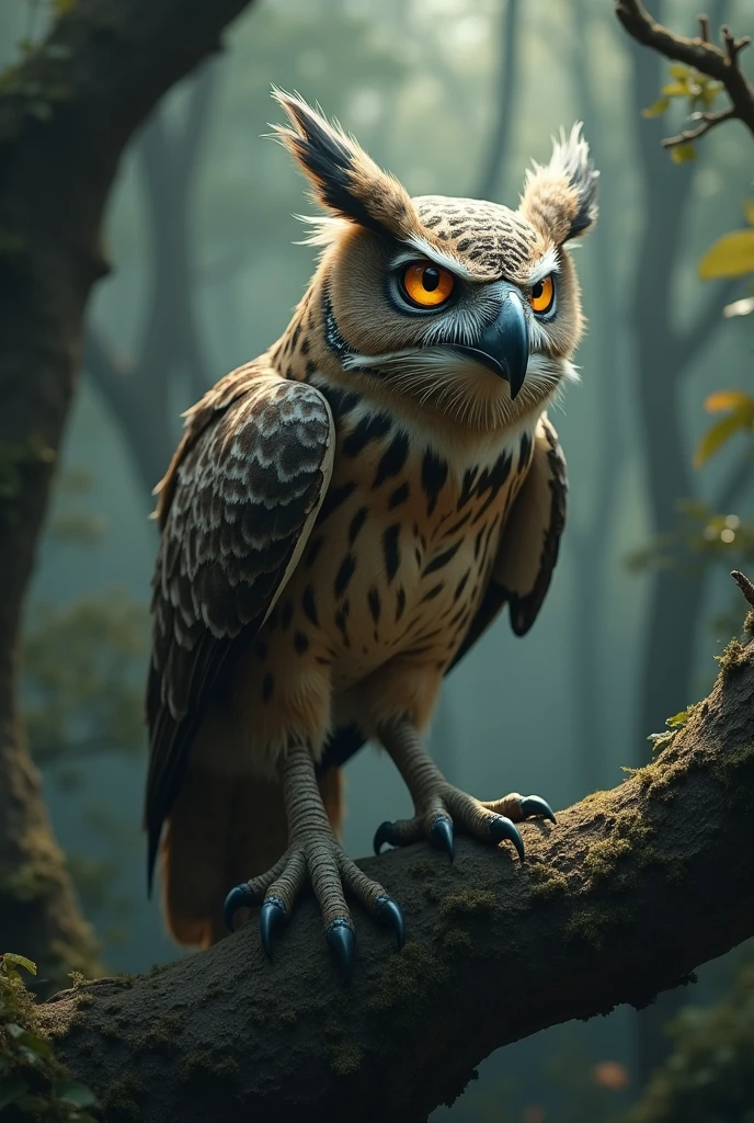 Shovel-billed owl crossbreed