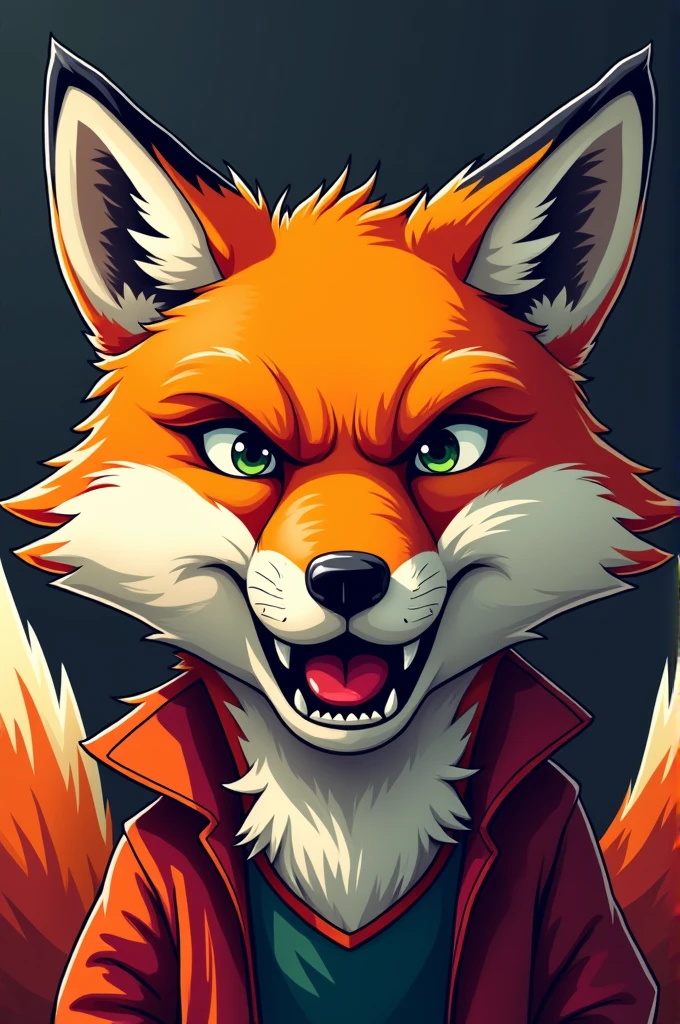 Fox banner for a badass school team