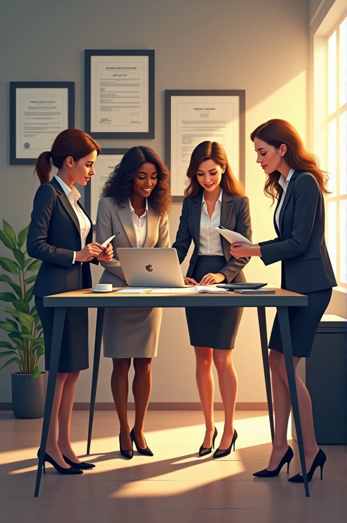 4 female accountants together