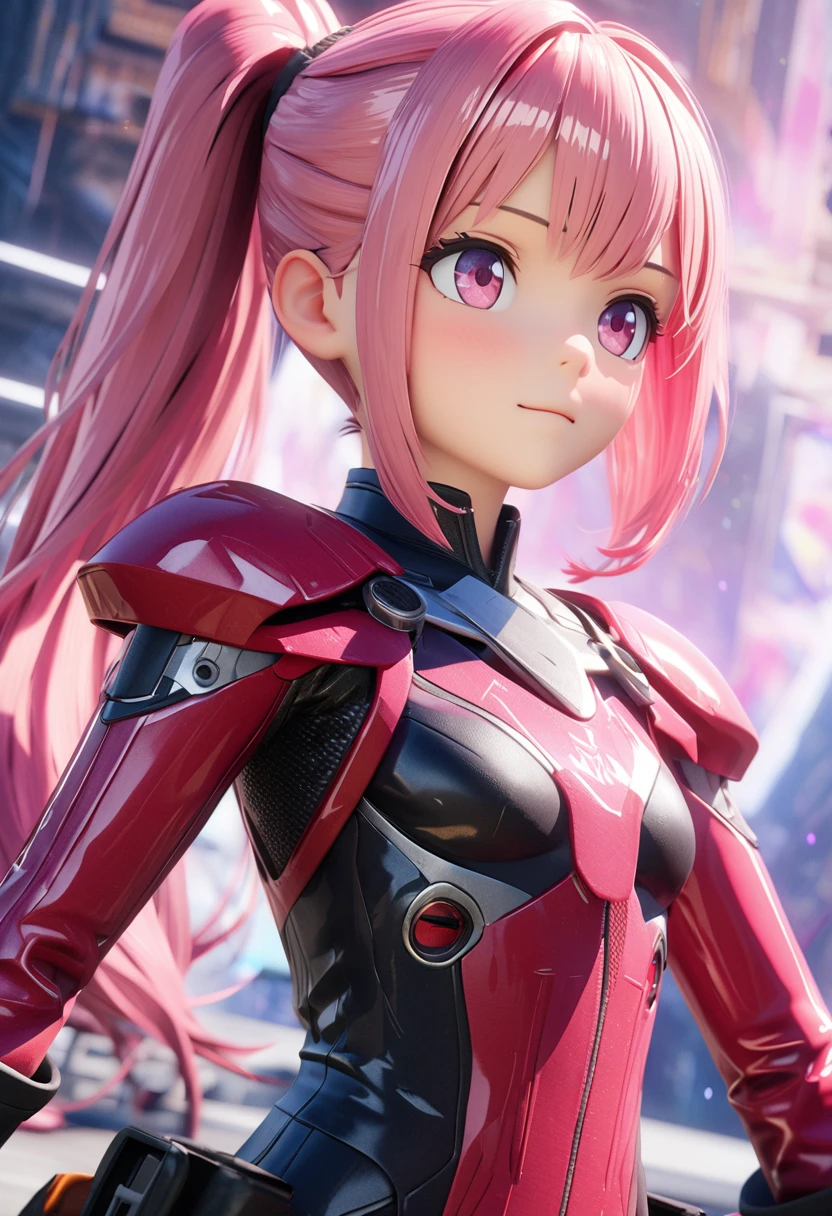 masterpiece, Highest quality, Very detailed, High resolution, expensive solution, High resolution, 4K, 8k, Unity 8k wallpaper, Very detailed CG, masterpiece, 2D, 3d, Beautiful details, depth, Fine texture, Highest quality: 1.3, Total concentration, Clear Skin, he, Very cute anime girl, expensive pink ponytail girl, one person&#39;s, Tennis uniform, Tennis shoes, Tennis court, 雨が激しく降っていてhe女はびしょ濡れだった. The Tennis uniform was see-through and her hair was soaking wet, Smiling ponytail girl, whole body, Tennis court, heavy rain, Mole under the eye, sight, expensive, blush, Lips parted, heart, Pink Eyes, choker