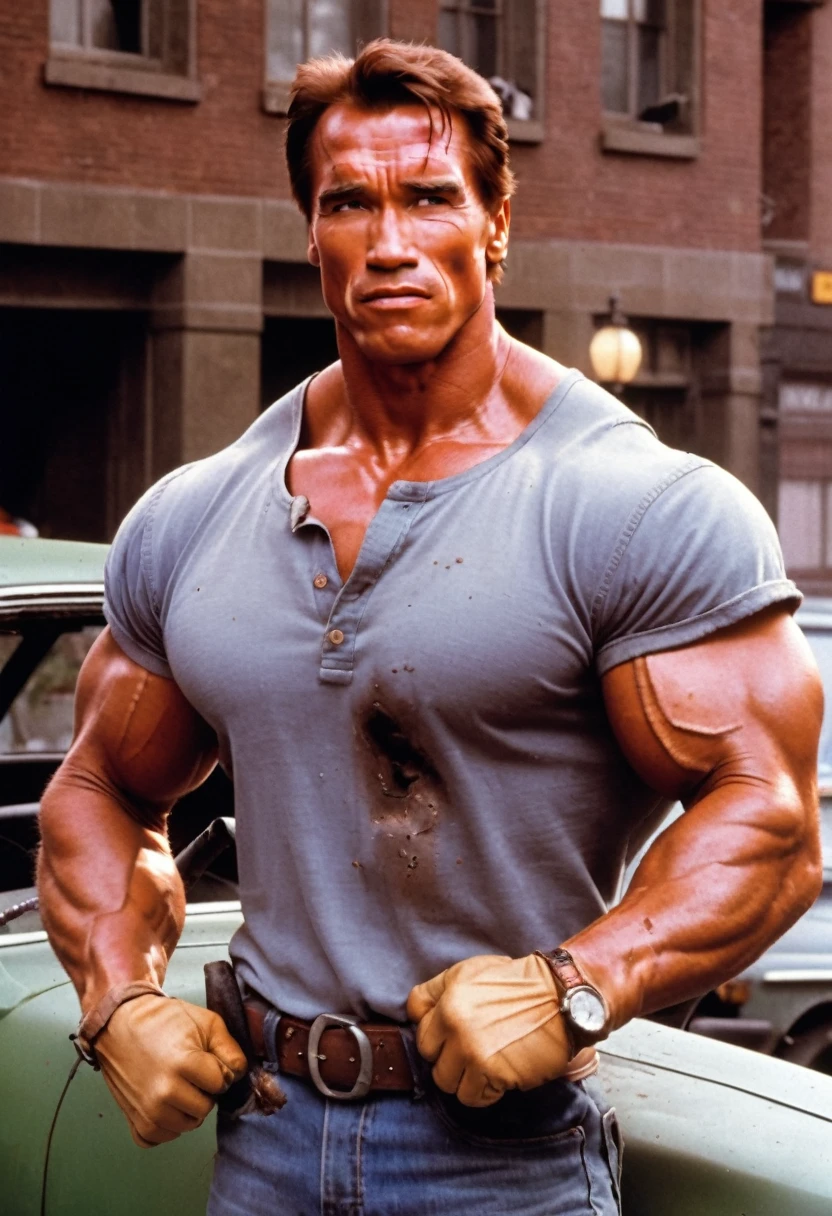 The Pixar Animation Studios employee, Arnold, smashed the car with his bare hands..