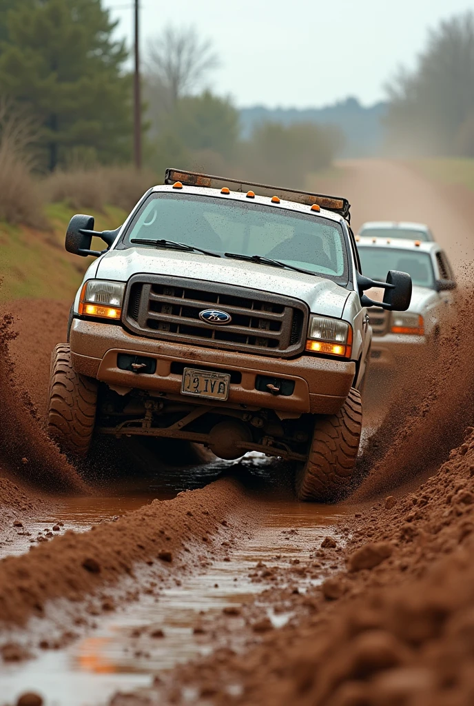 Highest quality, masterpiece, Ultra-high resolution, photo shoot、(Working Cars)、Dirt、mud、