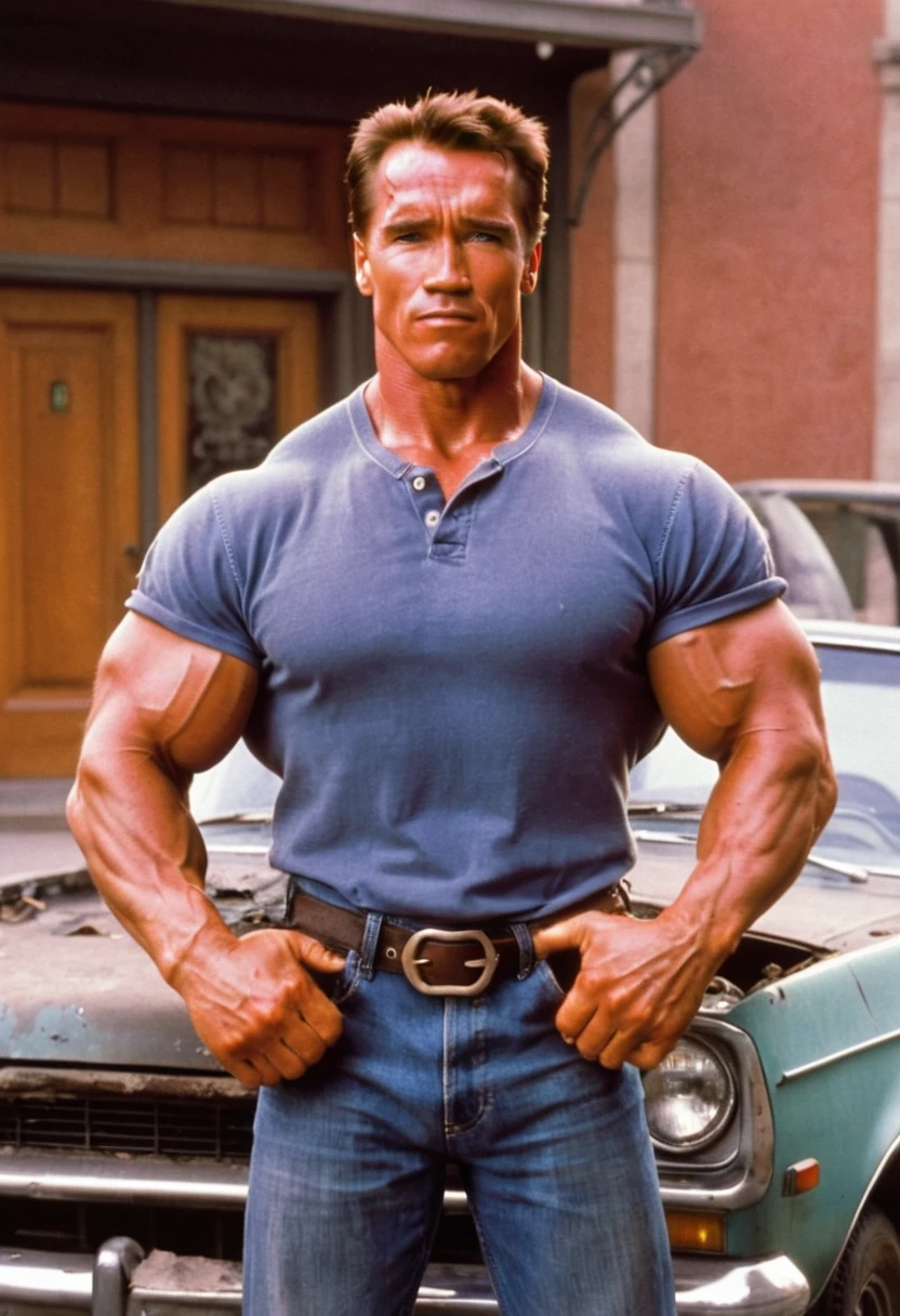 The Pixar Animation Studios employee, Arnold, smashed the car with his bare hands..