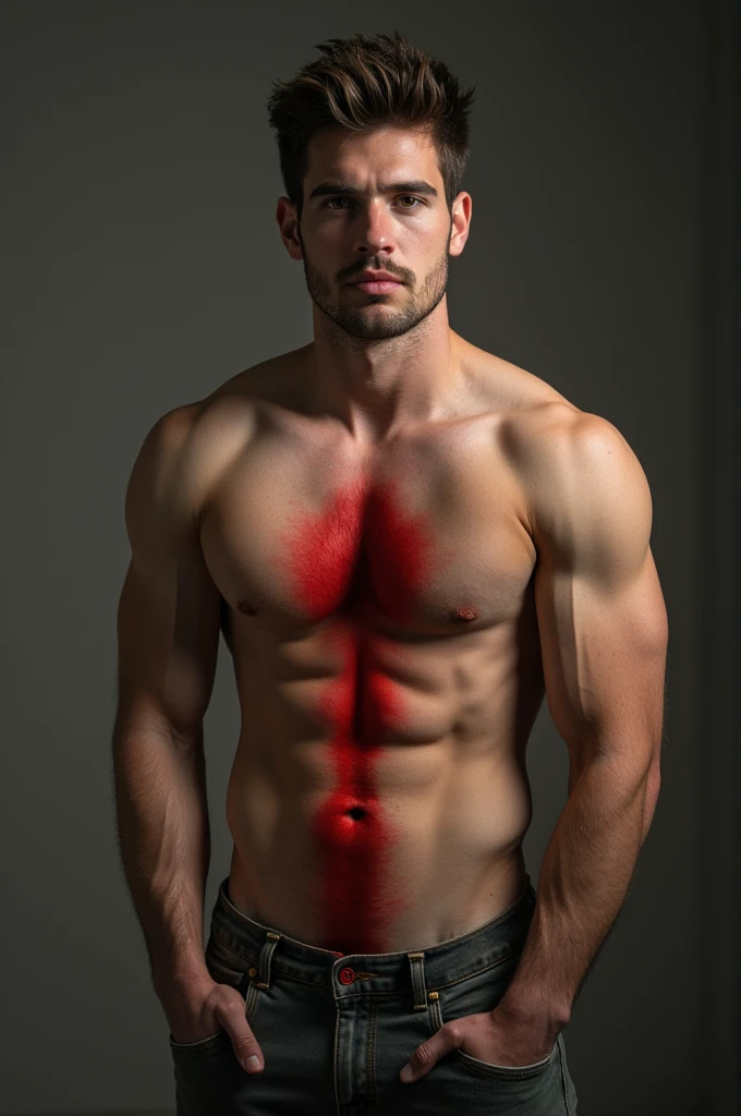 Someone with a penis with semen