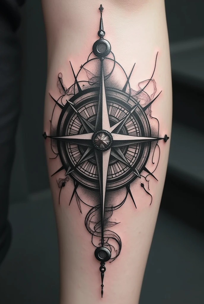Stray ???? lightstick compass tattoos 