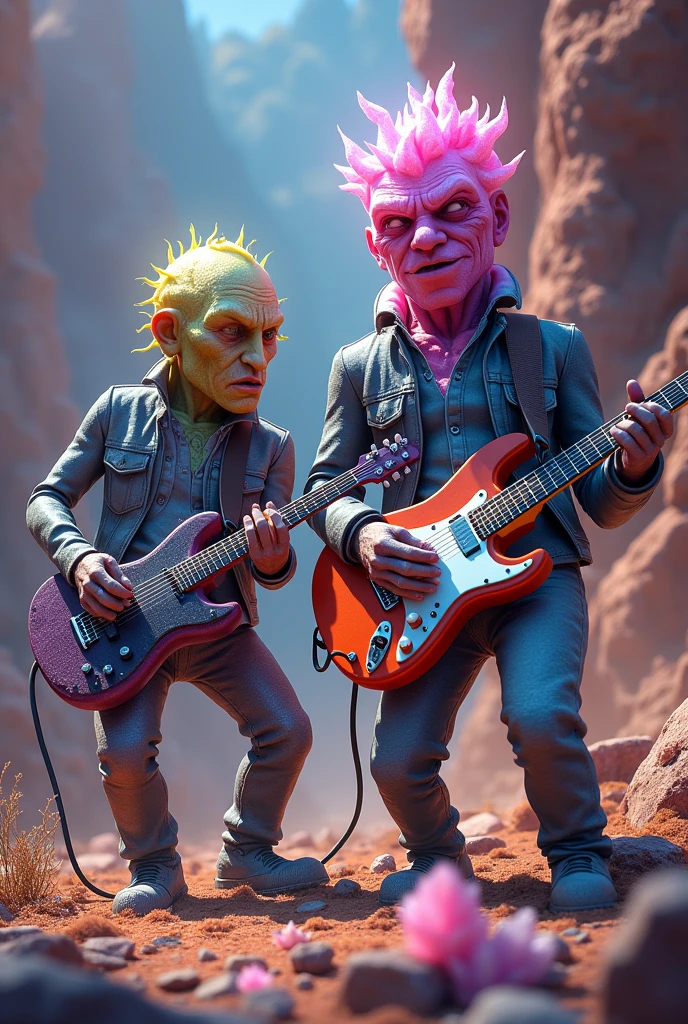 Animated rock bands 