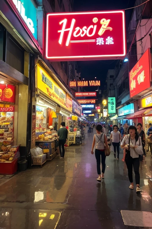 Vietnam,Ho Chi Minh,Shopping Street,Food Court