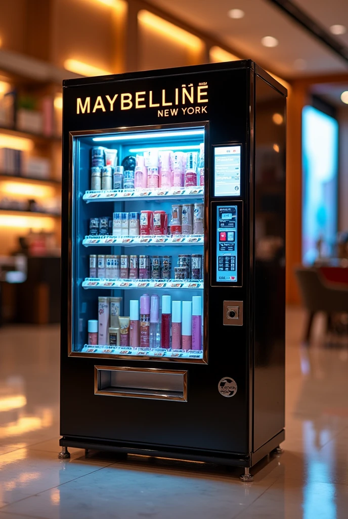 Maybelline New York miniature makeup vending machine