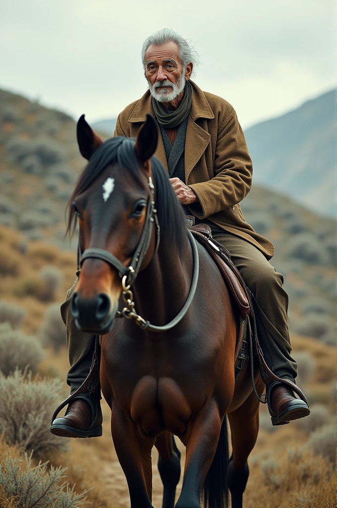 More images, old man and horse