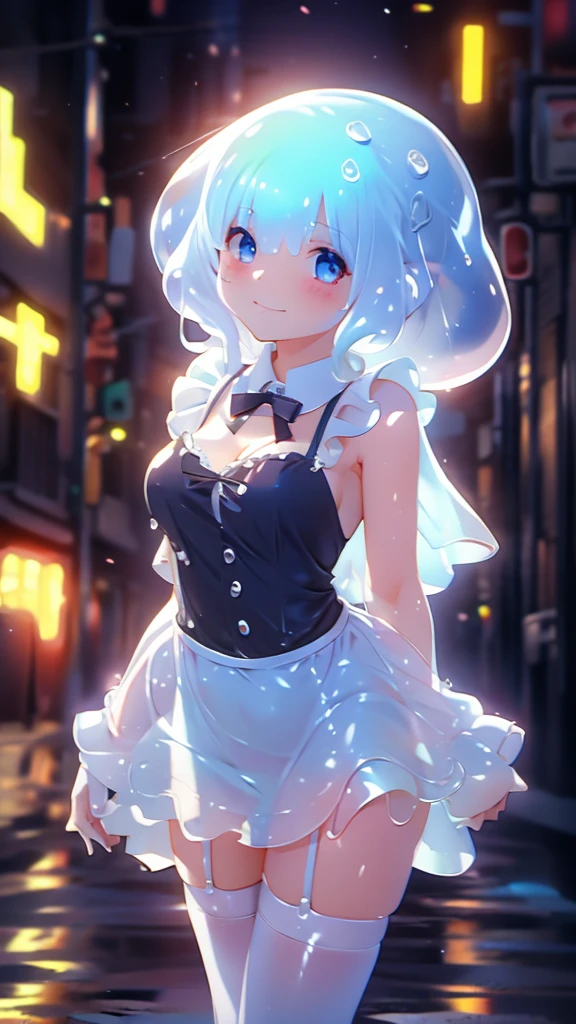 Slime body, maid outfit for a girl