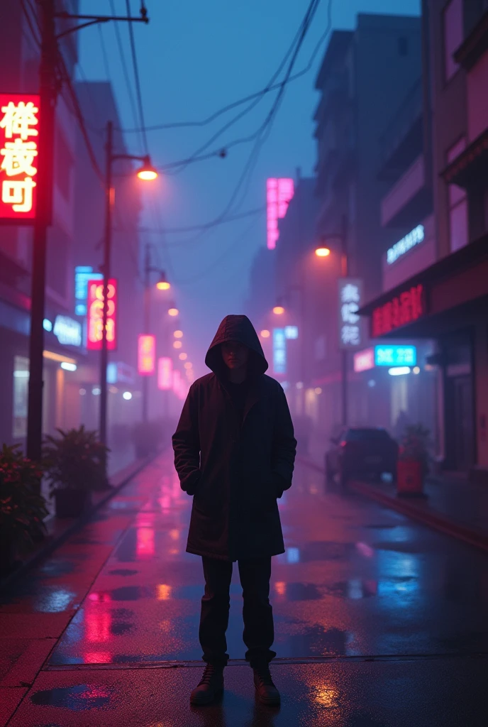 Twilight, neon color palette