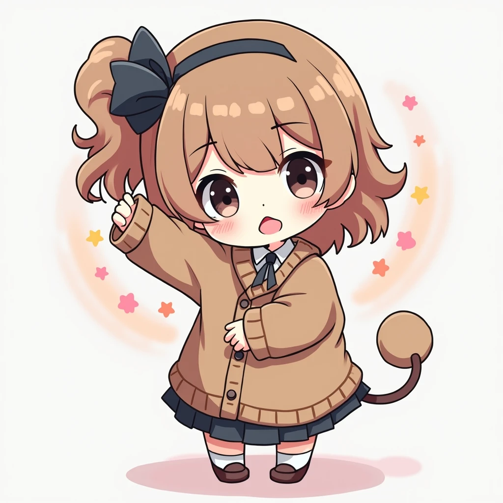 Anime-style anthropomorphized eraser girl