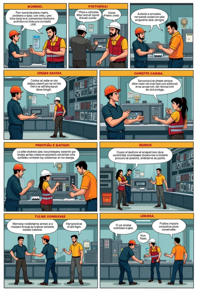 Preventive maintenance comic in Spanish