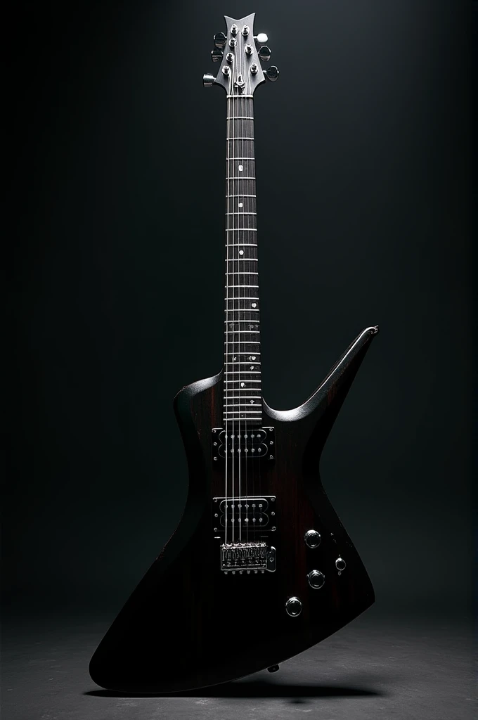 black guitar
