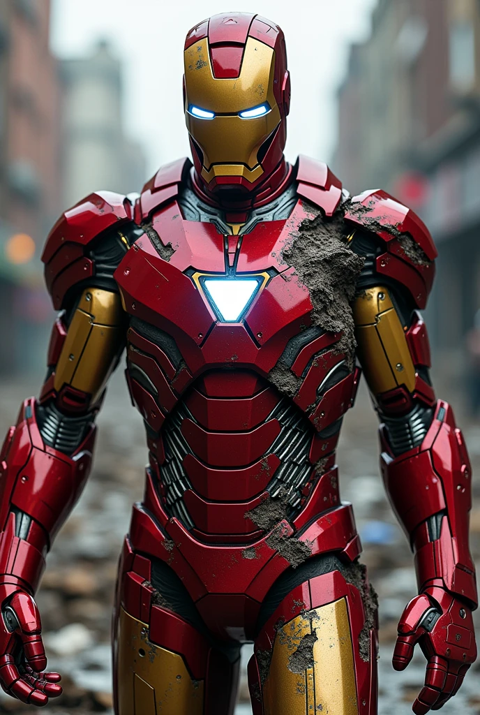 Iron man&#39;s suit is damaged