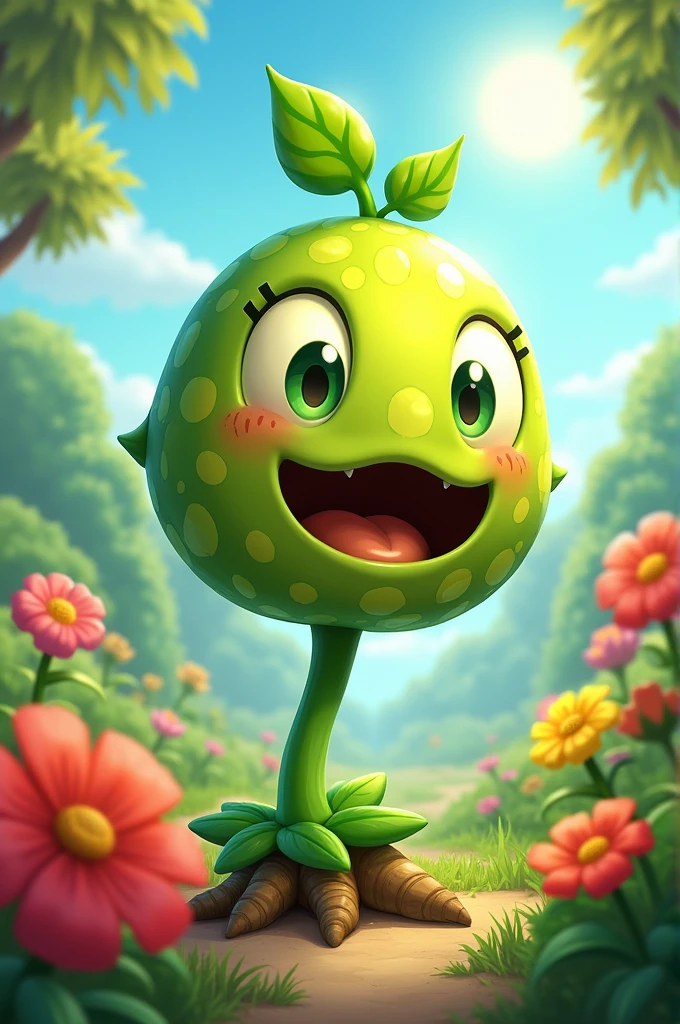 Peashooter from plants vs zombies