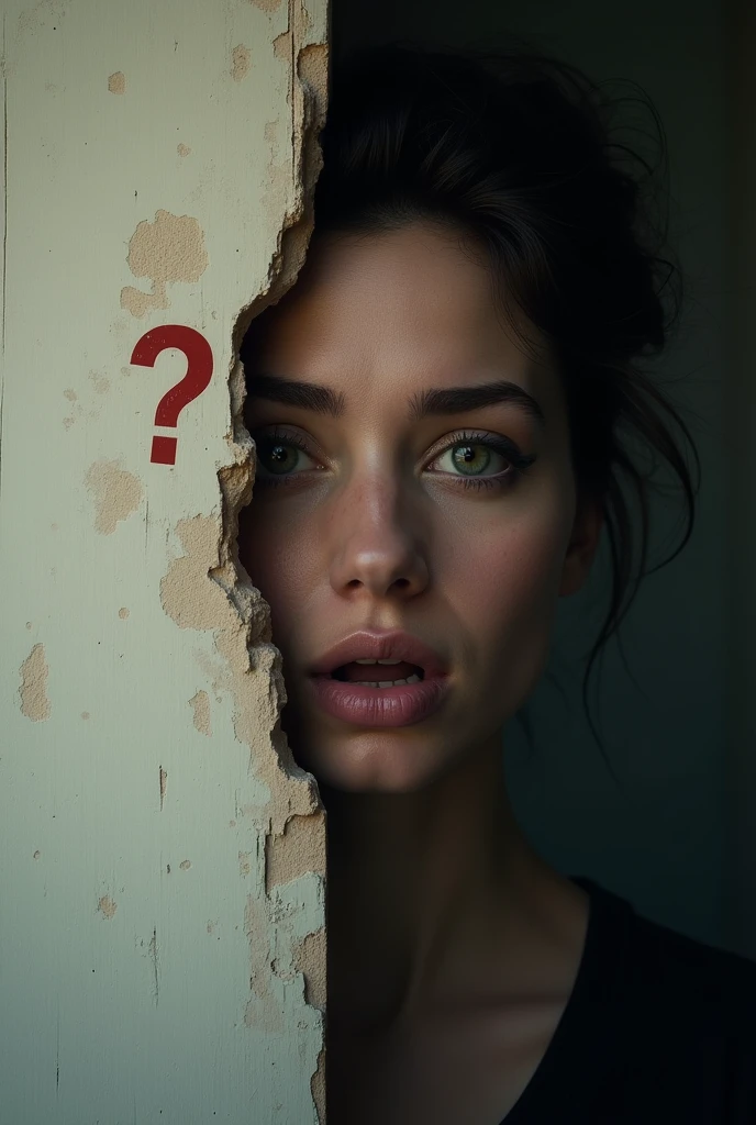 Hidden image of a famous celebrity, with a question mark, showing only part of the face or just the mouth