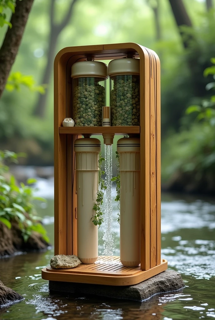 bamboo water filtration machine
