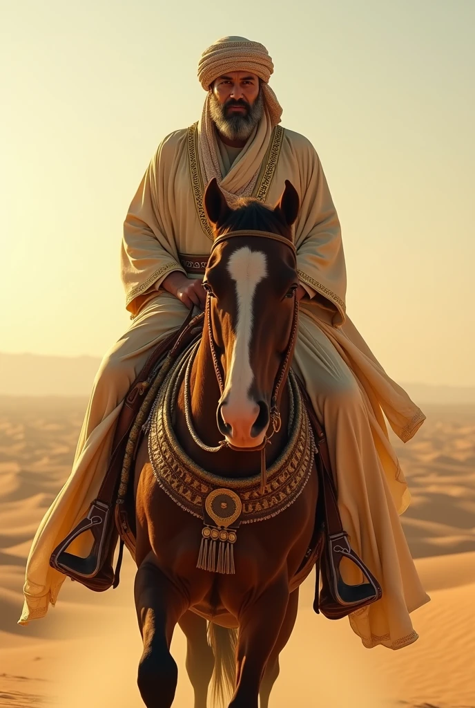 Sheikh with horse