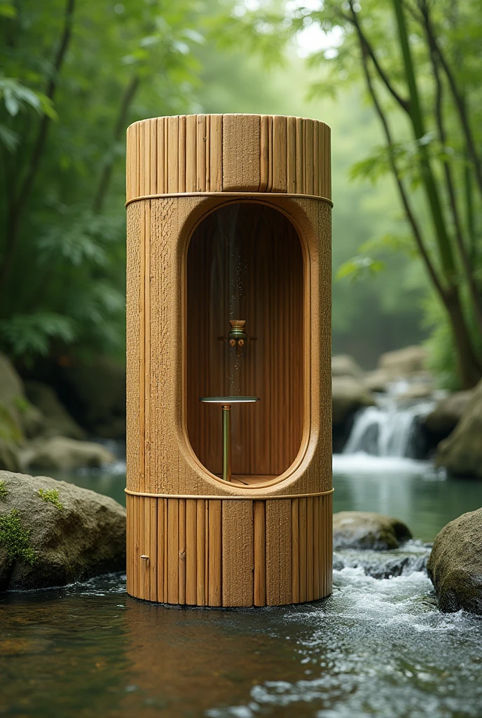 water filtration machine using bamboo
