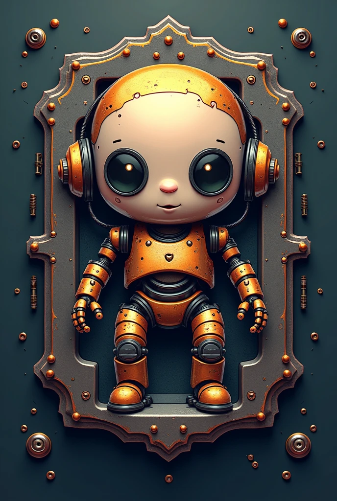 Cute baby metal logo