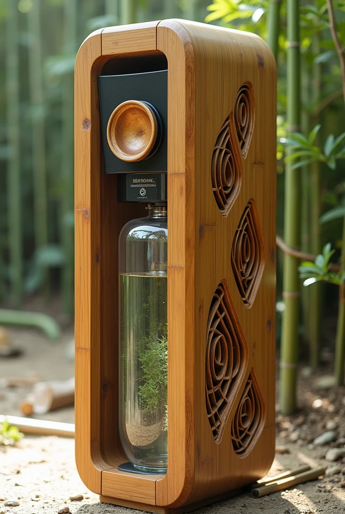 water filtration machine using bamboo