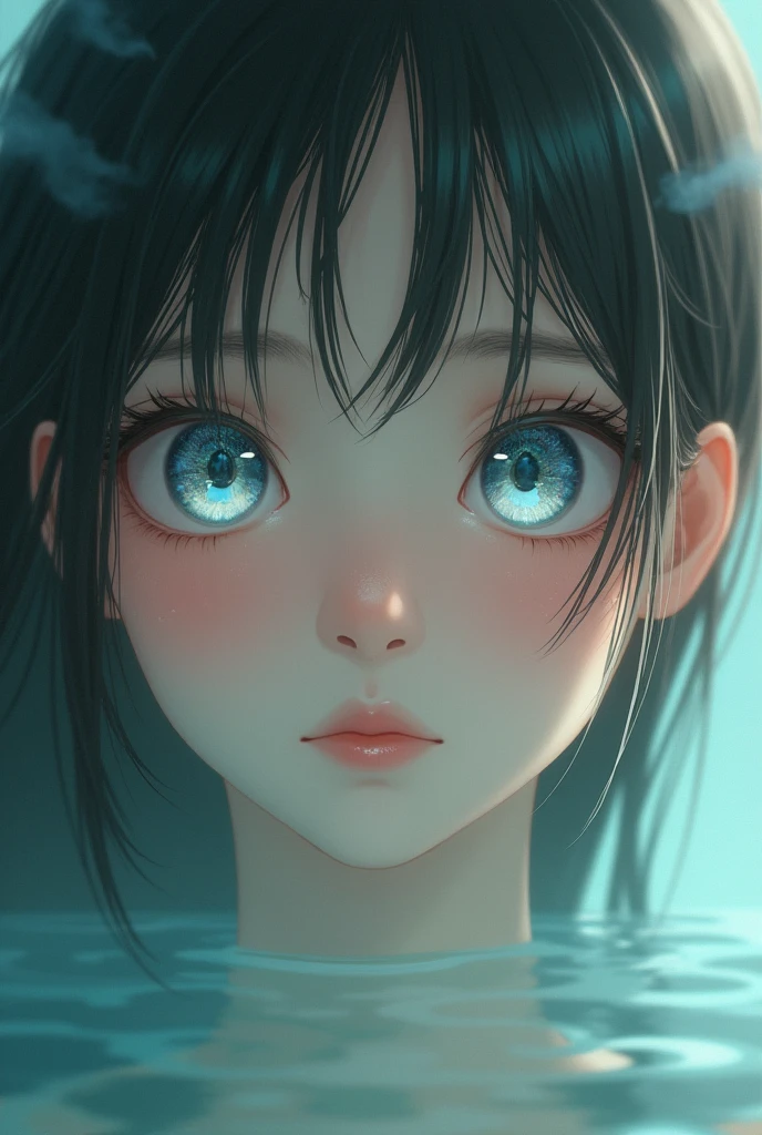 My eyes are clear as water