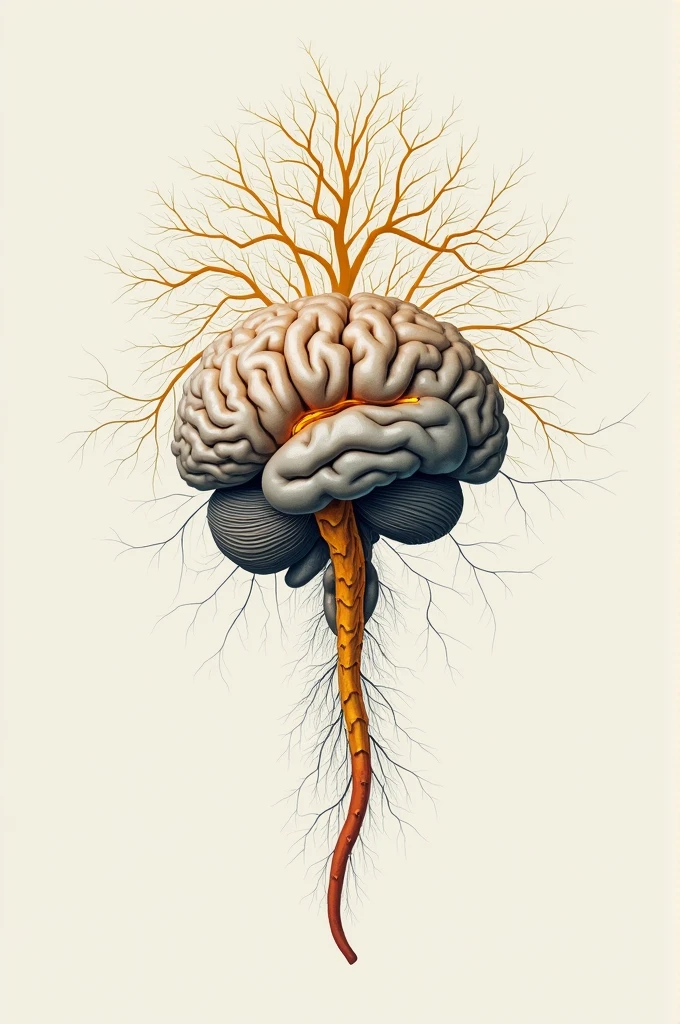 Nervous system book cover minimal
