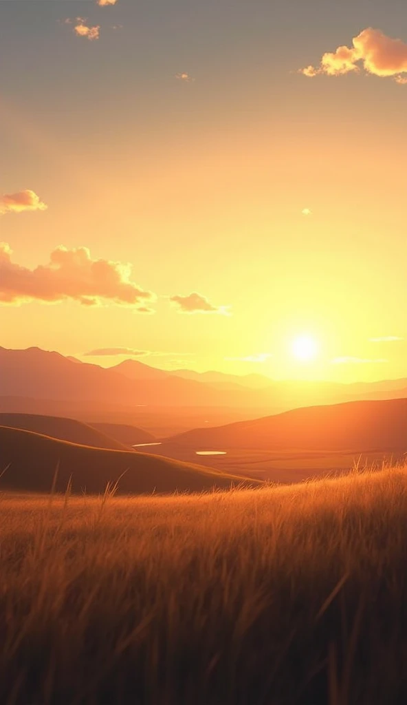 It was evening time, the sun was slowly setting in the sky.