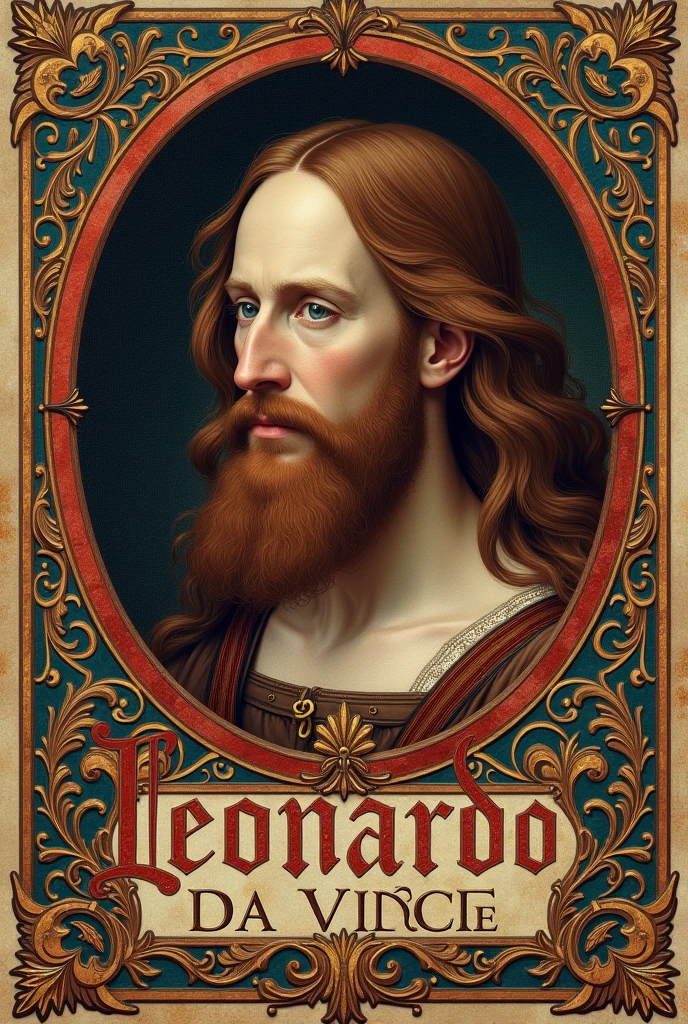 "Leonardo" with medieval letters