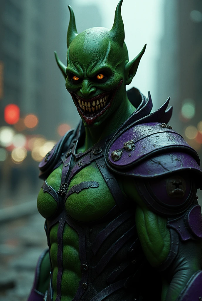 The green goblin if he was in the 2008 movie the dark knight