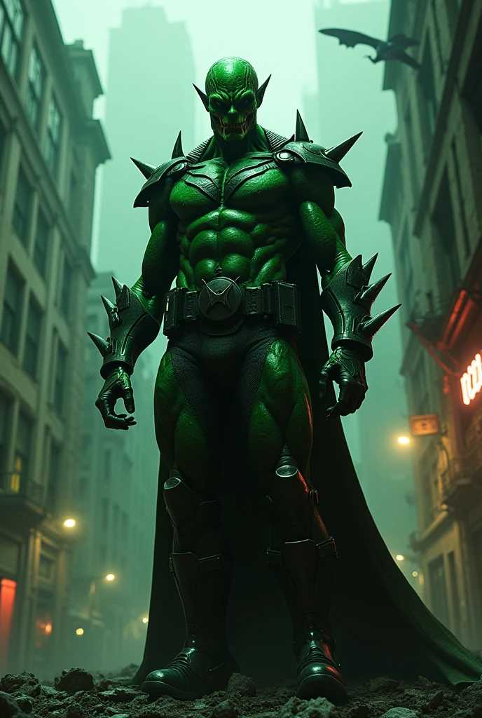 The green goblin if he was in the 2008 movie the dark knight