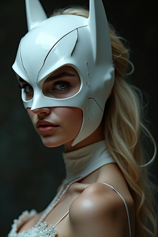 Batmanレディ　Batman　mask　mask　Beauty　Alluring　mysterious　Cool Beauty　cute　Beauty　More cute　Make it cute　beautiful girl　Real　sexy　White　Blonde