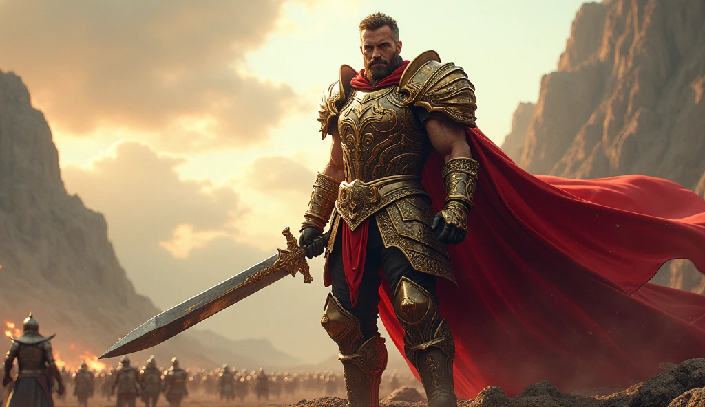 The warrior king 

