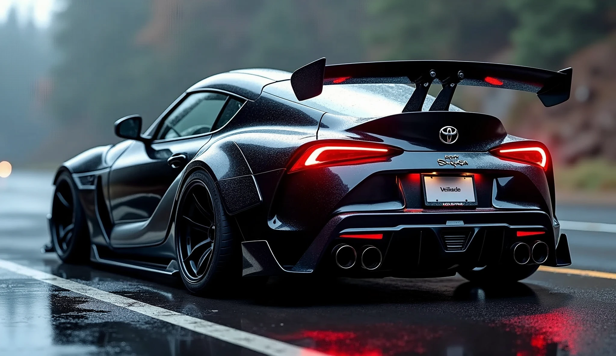 Car photography, RAW photo, Veilside Supra, toyota,
