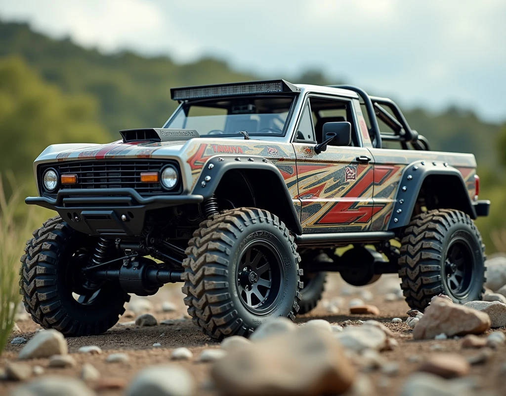 tamiya 4wd beat magnum, highly detailed realistic 4k photo of a full-size tamiya 4wd beat magnum rc car.