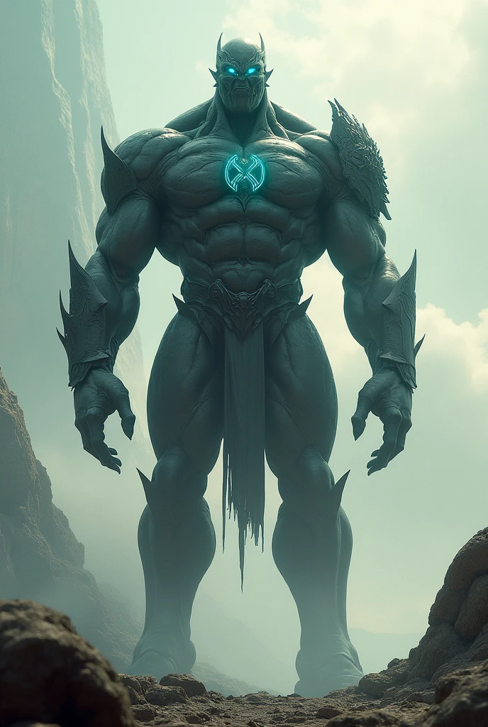 An imposing humanoid