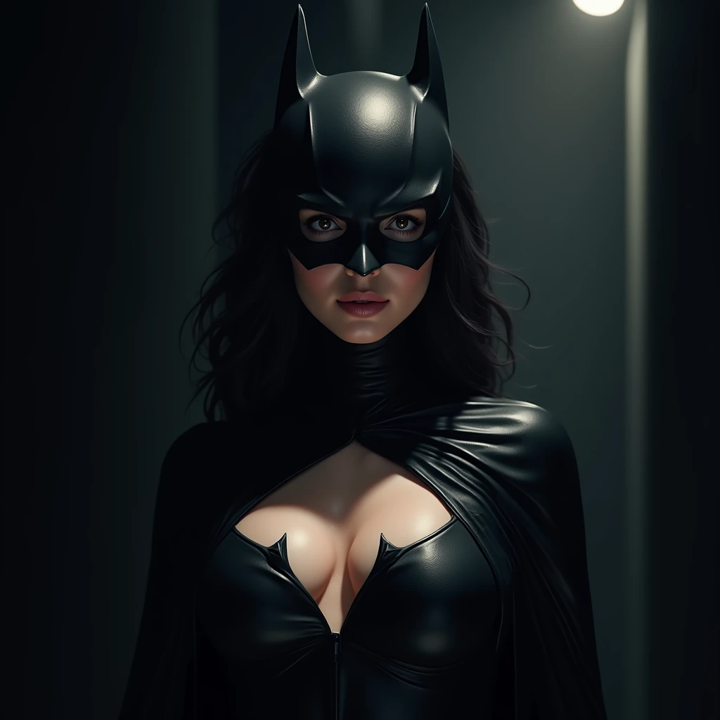Batmanレディ Batman mask mask Beauty Alluring mysterious Cool Beauty cute Beauty More cute Make it cute beautiful girl Real Cover your chest. sexy Bodysuits Conceal the cleavage