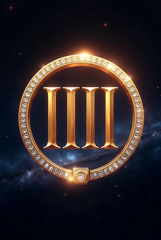 I need to logo for OMEGA with shinning goldren Rome 3d font and the king sign in diamond ring.For esport Background is space in star.i need more classic, graceful and shine.
