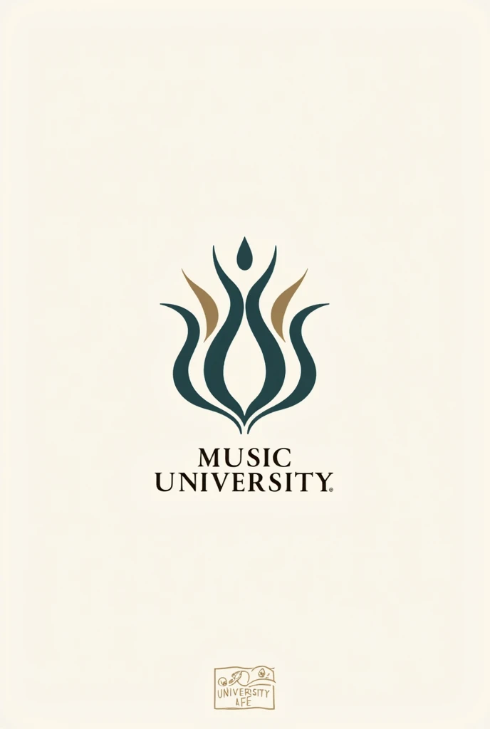 Generate a logo for a music university choir 

