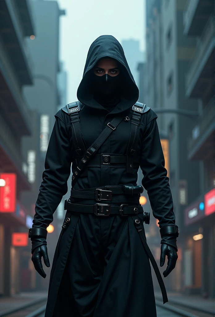 Ninja、modern human、Lurking behind the intimidating、Ninja